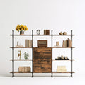 Libreria a giorno in legno, colore marrone chiaro