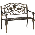 Panca da giardino, colore bronzo