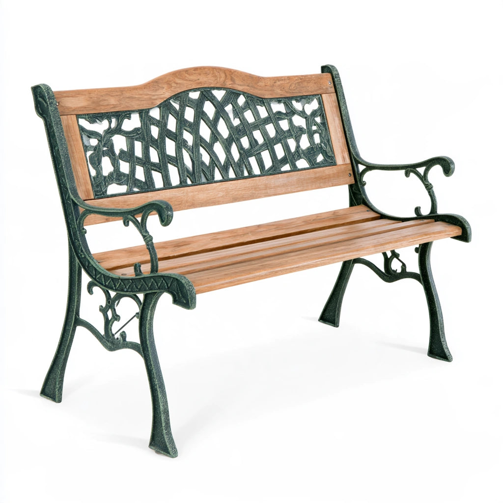 Panca da giardino, colore grigio
